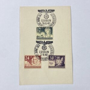 Sellos Gobierno de Ocupación de Lublin Alemania WW2