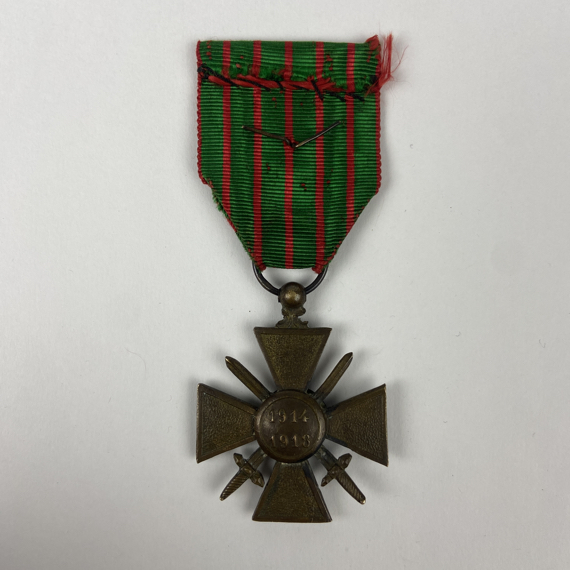 Cruz de Guerra Francia WW1 1918 - Imagen 2