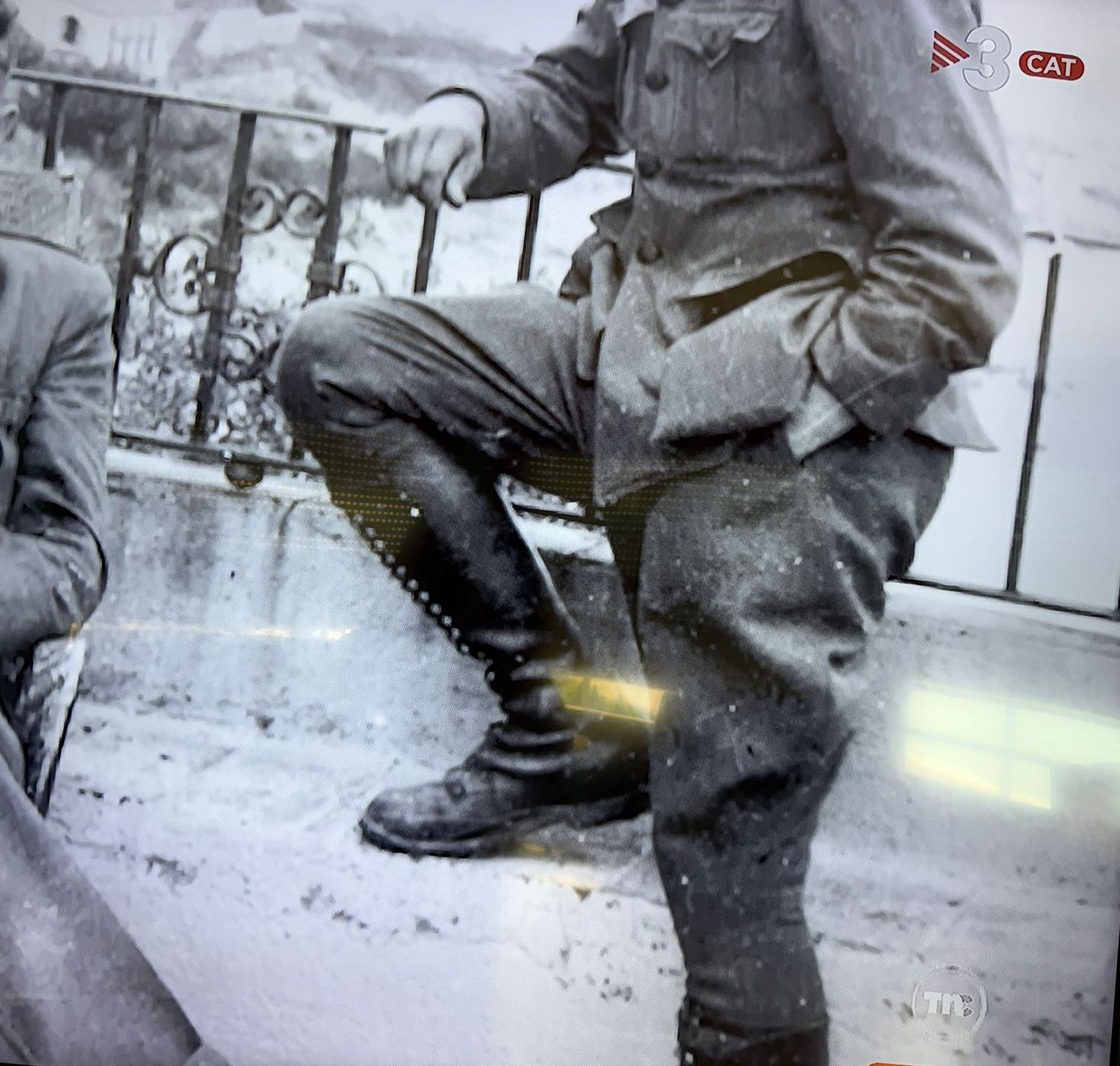 Botas de cuero marrón Guerra Civil España - Imagen 12