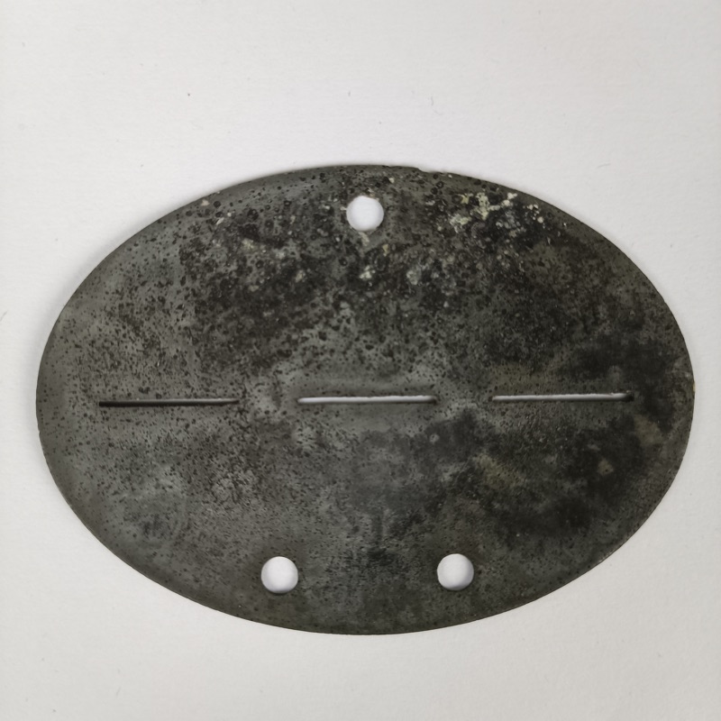 Chapa identificación Waffen SS WW2 Alemania Erkennungsmarke - Imagen 2