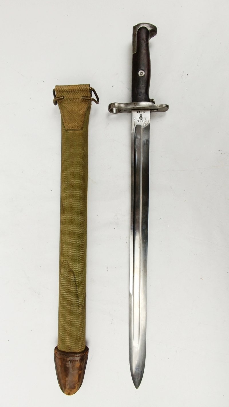 Bayoneta M1905 con funda M1910 WW1 US Army - Imagen 4