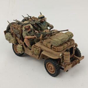 Jeep del SAS WW2 1:72 Miniatura
