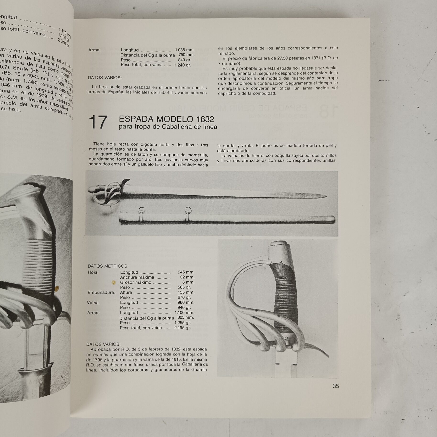 Libro Armamento Portátil Español 1764-1939 - Imagen 2