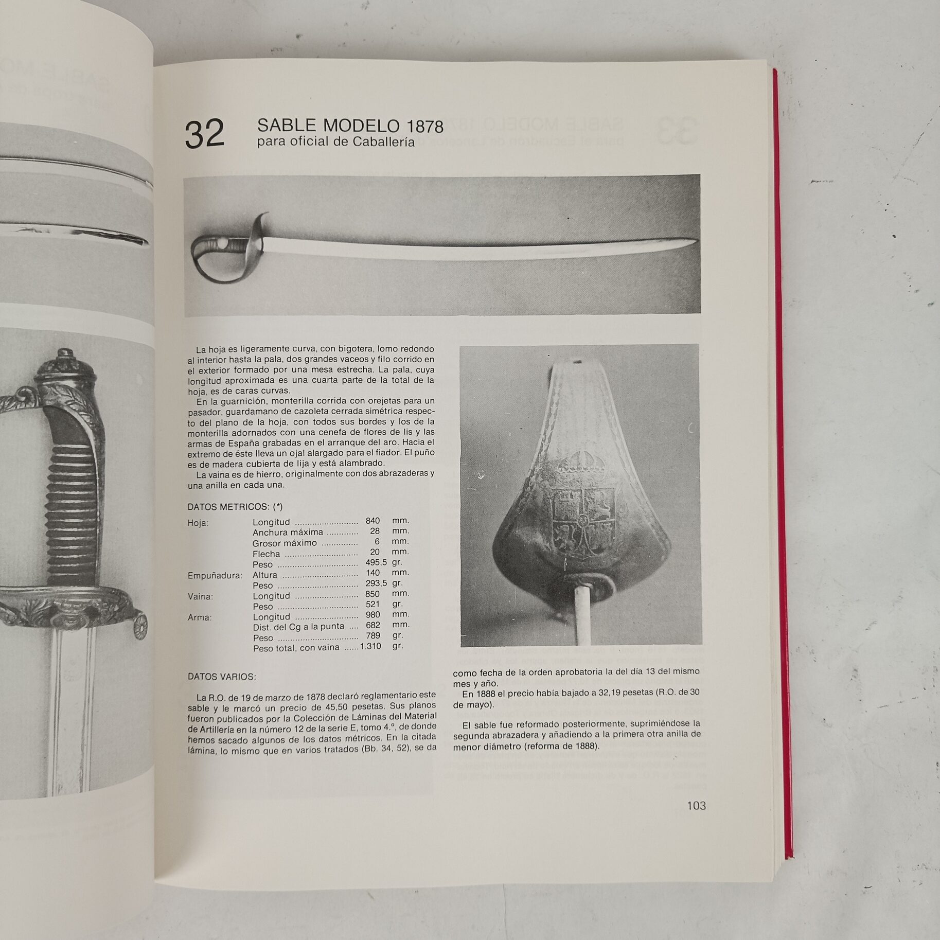 Libro Armamento Portátil Español 1764-1939 - Imagen 3
