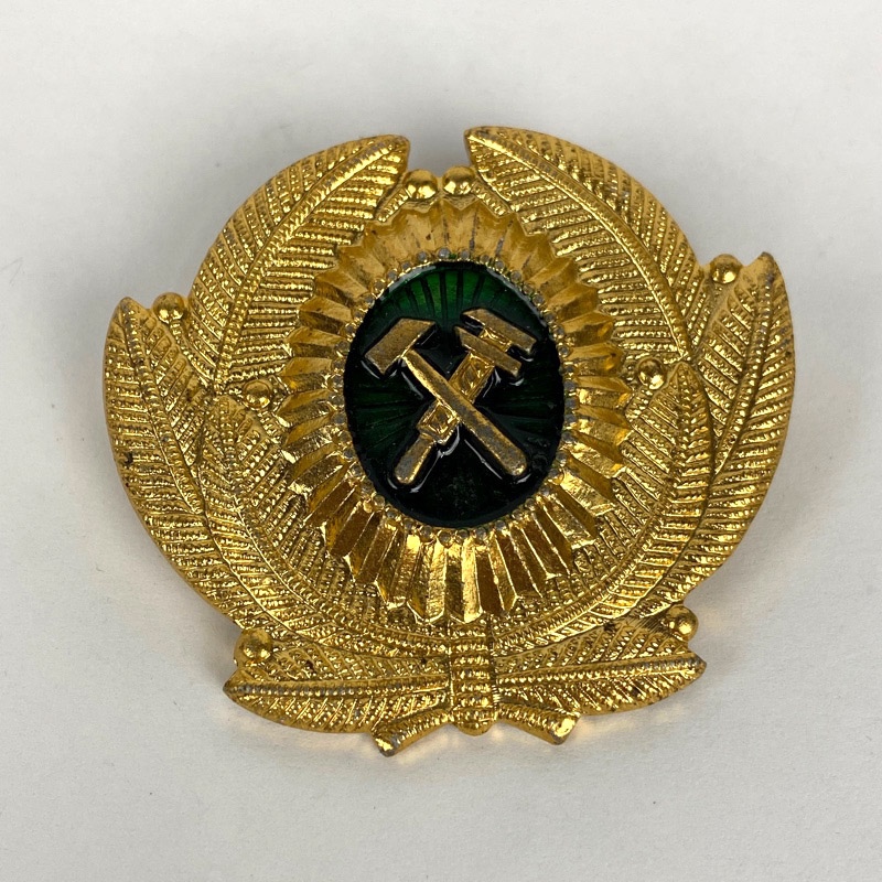 Insignia de Gorra de Oficial Ferroviario URSS