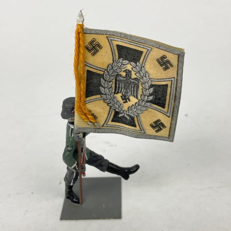 Soldadito de Plomo Abanderado Alemania WW2 1:32 - Imagen 2