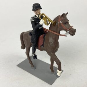 Soldadito de Plomo Músico Waffen SS a Caballo WW2 1:32