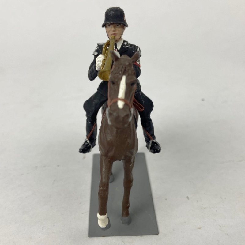 Soldadito de Plomo Músico Waffen SS a Caballo WW2 1:32 - Imagen 3