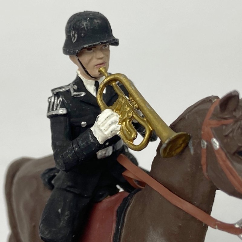 Soldadito de Plomo Músico Waffen SS a Caballo WW2 1:32 - Imagen 5