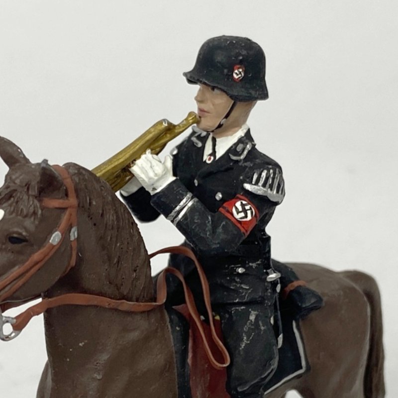 Soldadito de Plomo Músico Waffen SS a Caballo WW2 1:32 - Imagen 6