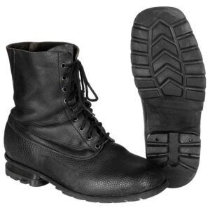 Botas Militares de cuero negro Suecia