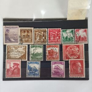 Sellos Tercer Reich 14 diferentes Alemania WW2