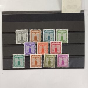 Sellos Tercer Reich 11 diferentes Alemania WW2