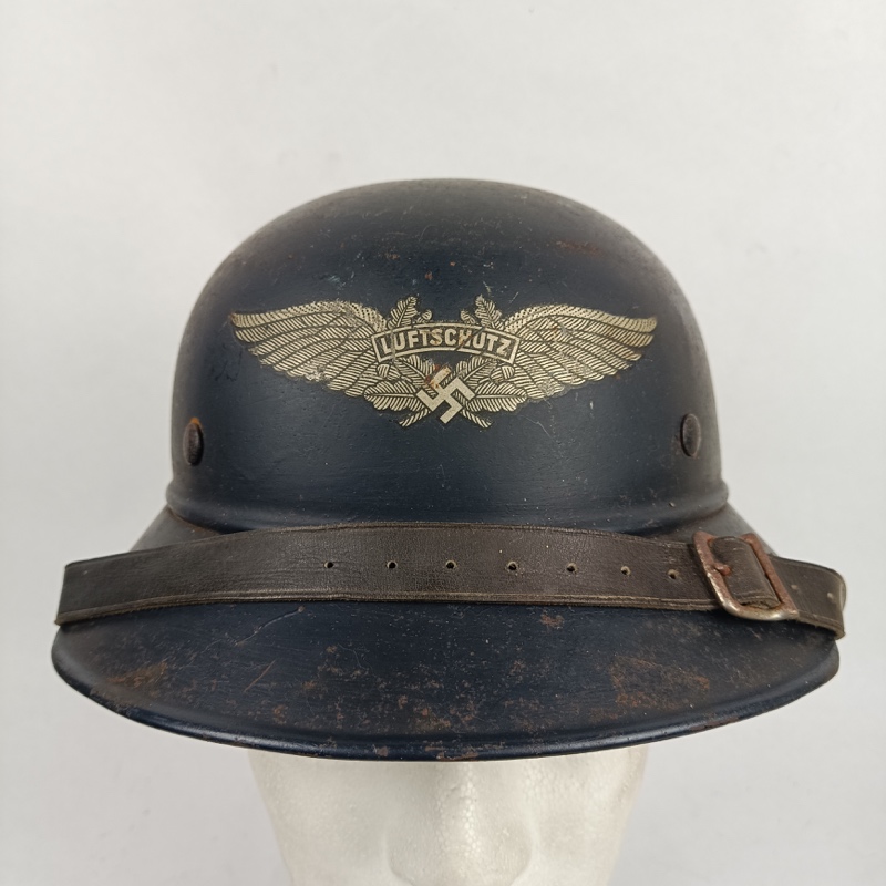 Casco M38 Gladiator Luftschutz WW2 Alemania - Imagen 3