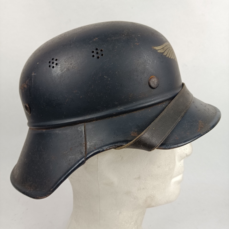 Casco M38 Gladiator Luftschutz WW2 Alemania - Imagen 6
