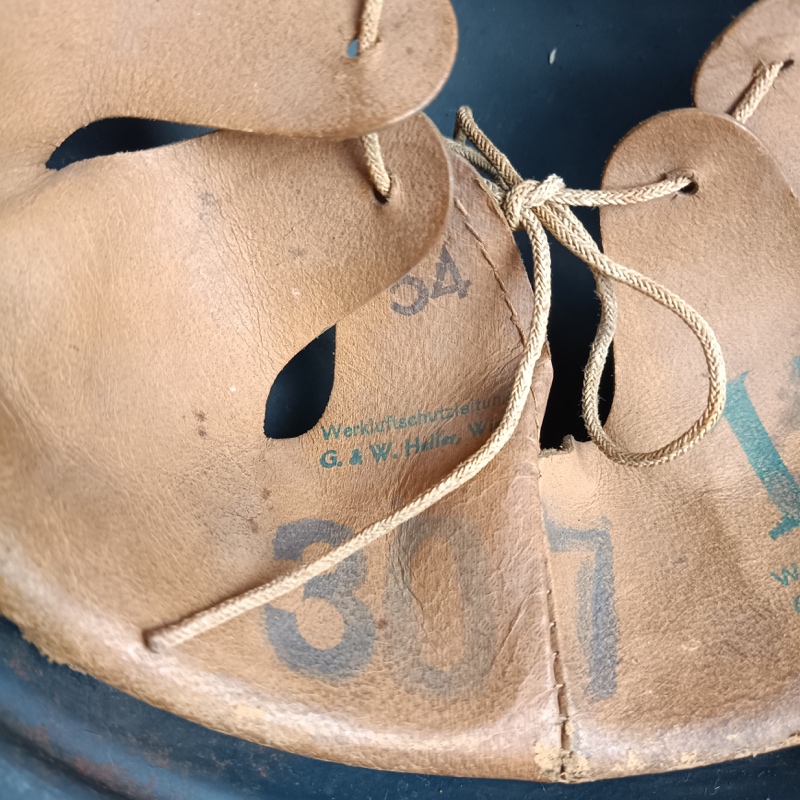 Casco M38 Gladiator Luftschutz WW2 Alemania - Imagen 10