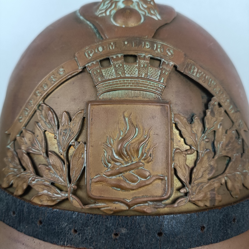 Casco de Bomberos modelo 1885 Francia - Imagen 7