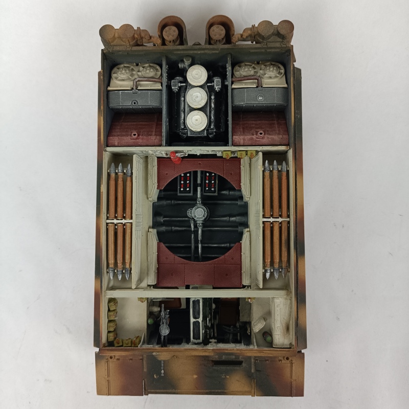 Tanque Tiger I WW2 Alemania 1:35 Miniatura interior completo - Imagen 3