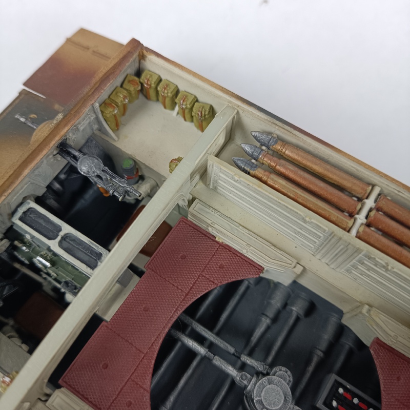 Tanque Tiger I WW2 Alemania 1:35 Miniatura interior completo - Imagen 5