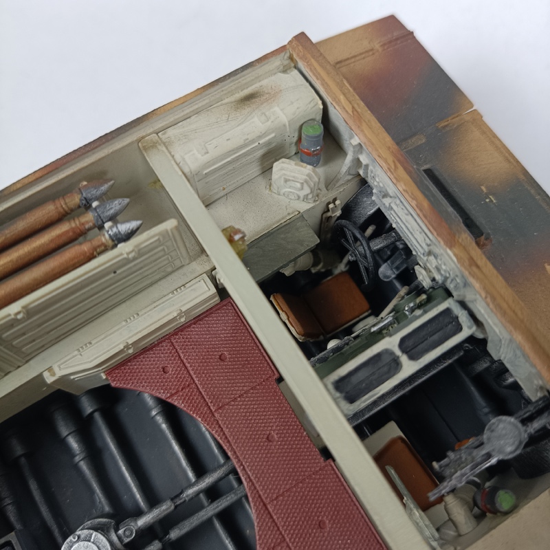 Tanque Tiger I WW2 Alemania 1:35 Miniatura interior completo - Imagen 6