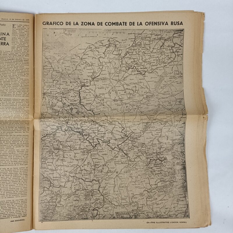 Periódico Así Es nº 98 1945 WW2 España - Imagen 4