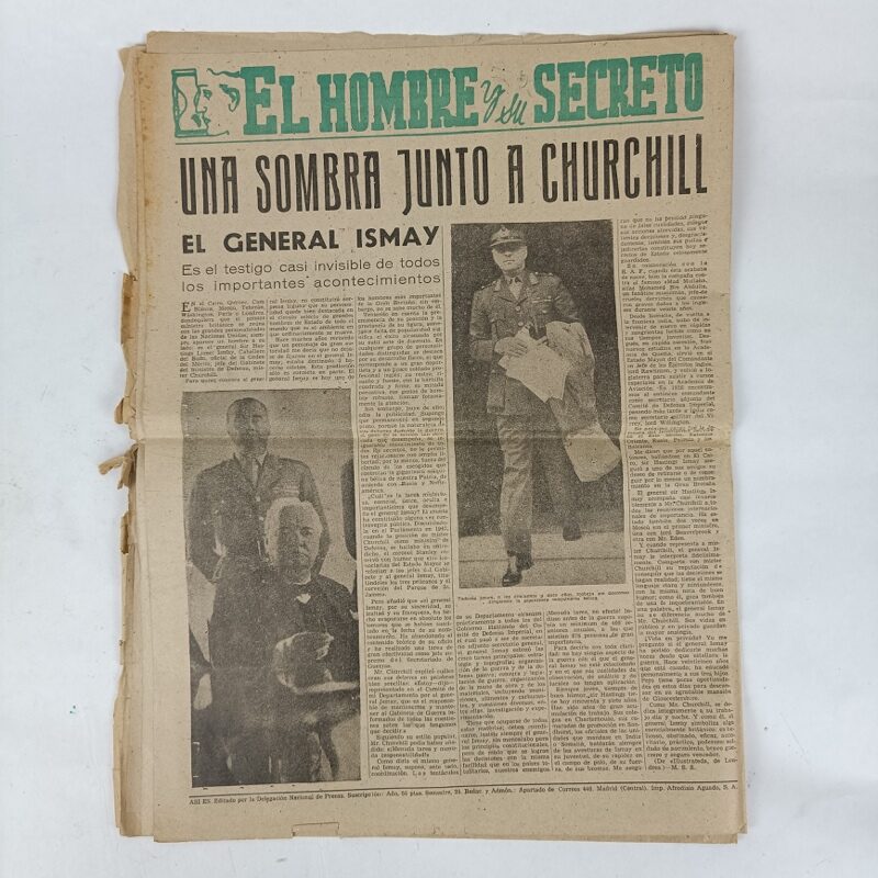 Periódico Así Es nº 109 1945 WW2 España - Imagen 2