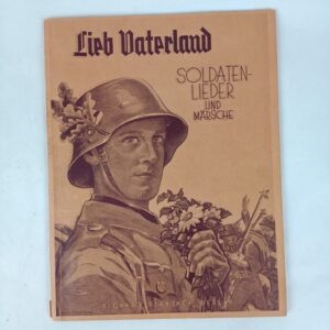 Libro cancionero marchas militares Lieb Vaterland Alemania WW2