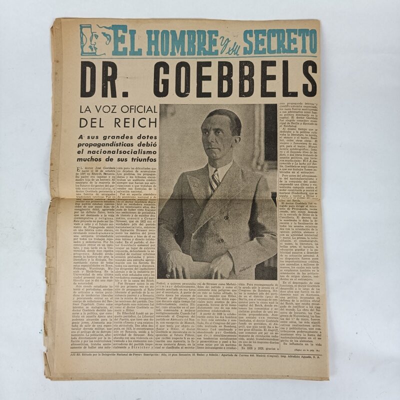 Periódico Así Es nº 111 1945 WW2 España - Imagen 2