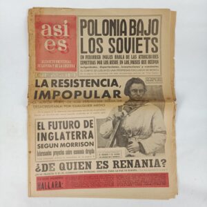 Periódico Así Es nº 97 1945 WW2 España