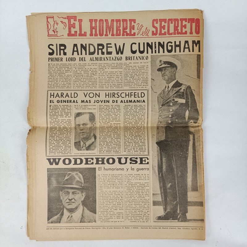 Periódico Así Es nº 97 1945 WW2 España - Imagen 2