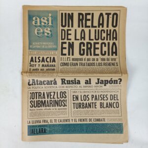 Periódico Así Es nº 100 1945 WW2 España