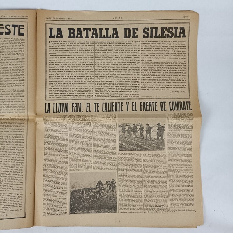 Periódico Así Es nº 100 1945 WW2 España - Imagen 5