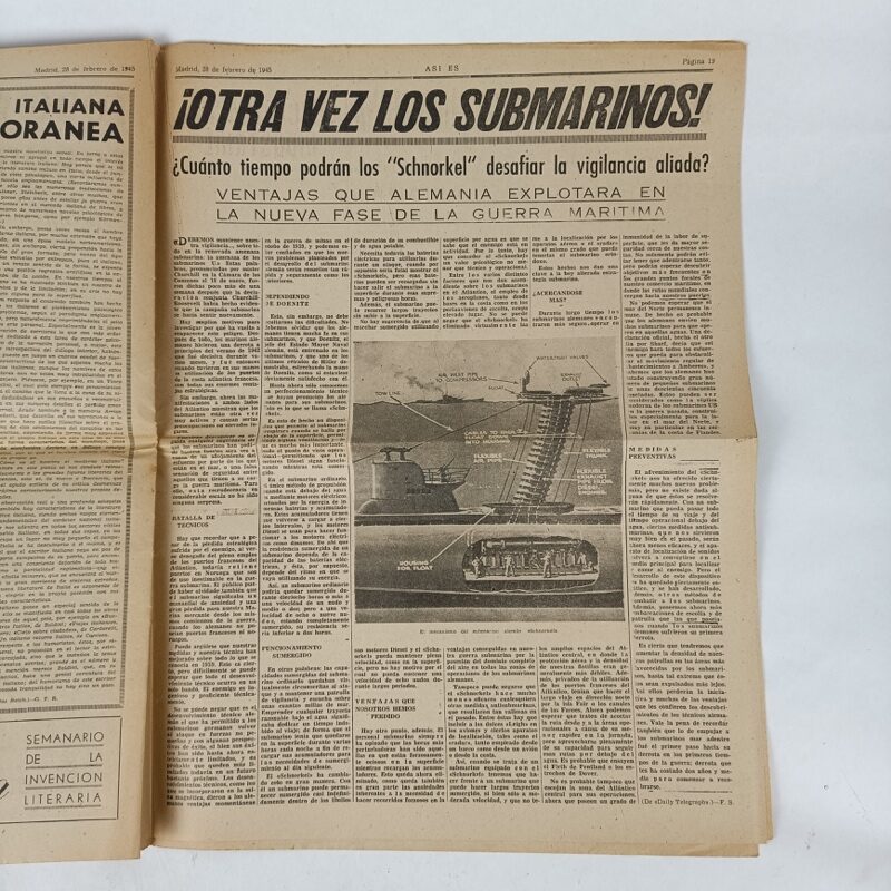 Periódico Así Es nº 100 1945 WW2 España - Imagen 6