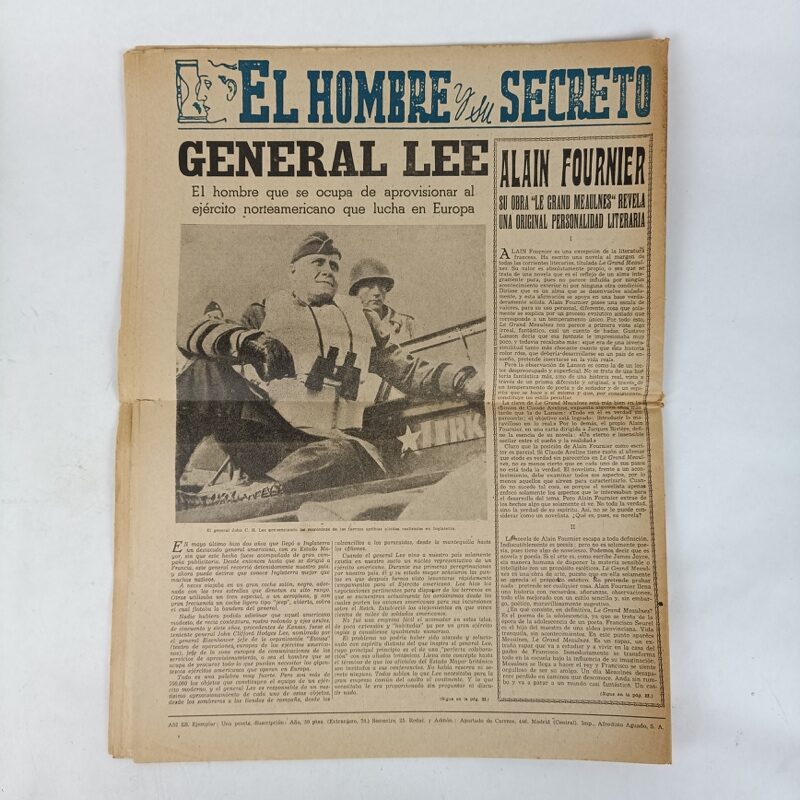 Periódico Así Es nº 100 1945 WW2 España - Imagen 2