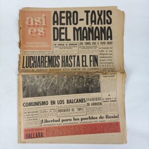 Periódico Así Es nº 88 1944 WW2 España