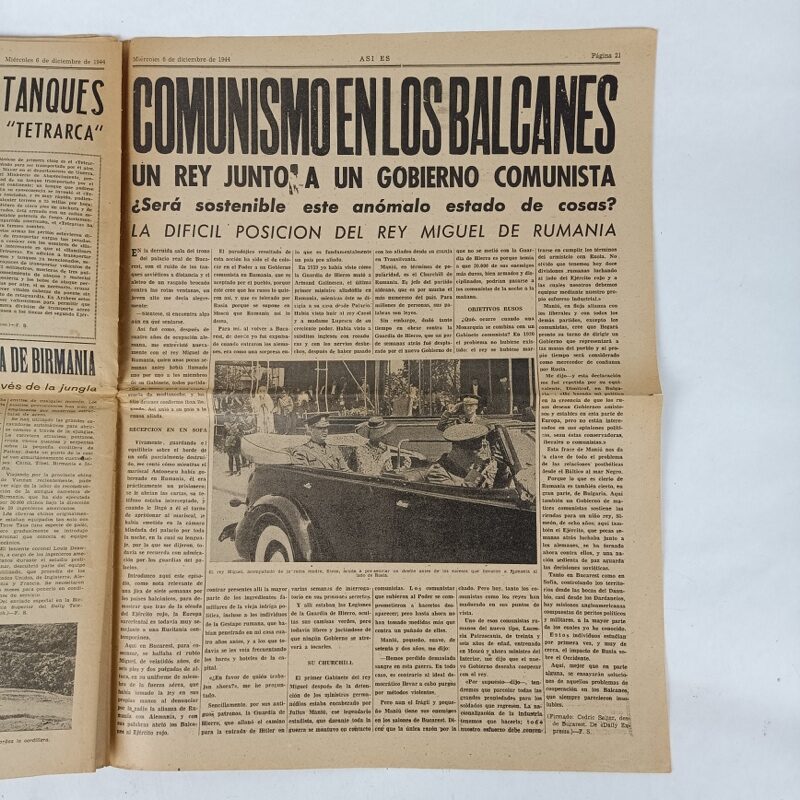 Periódico Así Es nº 88 1944 WW2 España - Imagen 6