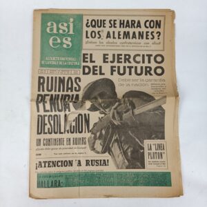 Periódico Así Es nº 115 1945 WW2 España