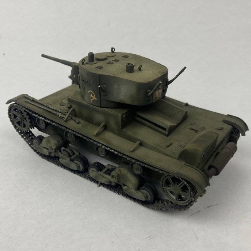 Tanque T-26 Republicano 1:35 Miniatura Guerra Civil - Imagen 3