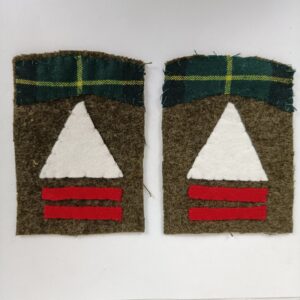 Parche Gordon Highlanders 1ª División UK WW2