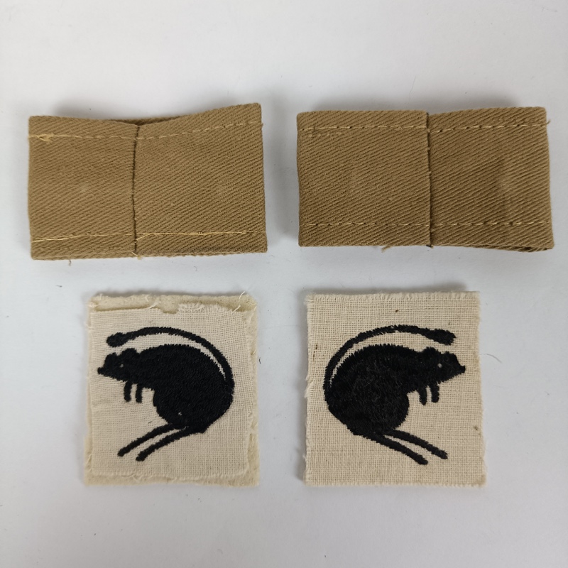 Parches Royal Scots Greys Ratas del Desierto UK WW2 - Imagen 2