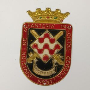 Placa División de Infantería Inmortal Gerona nº 41