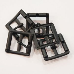 Hebilla metálica negra 30 mm de ancho