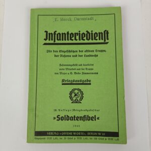 Libro Manual de Infanteria Alemania WW2 1940