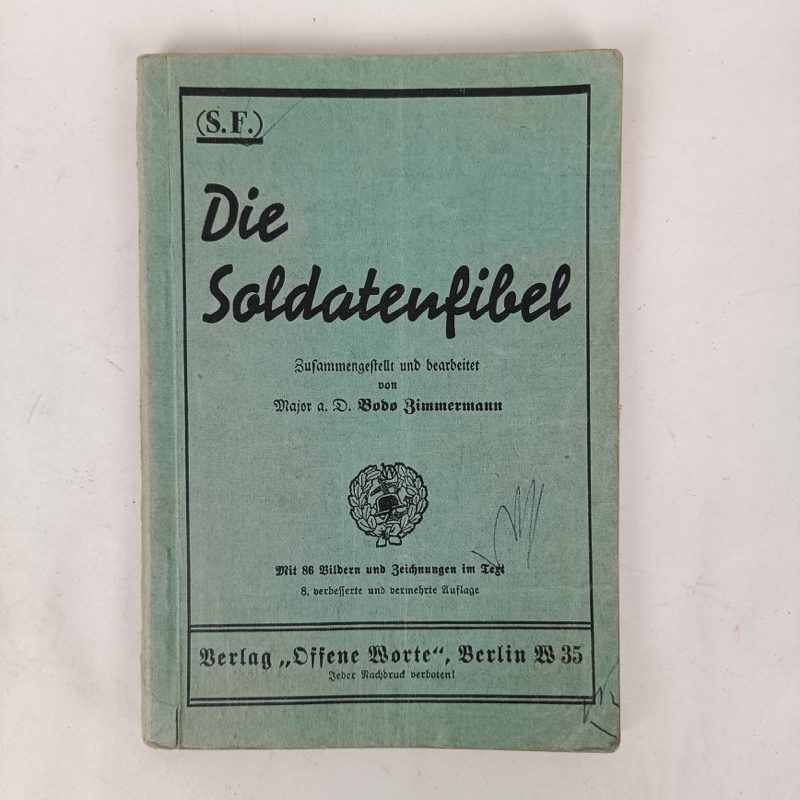 Libro Manual de Infanteria Alemania WW2 1933