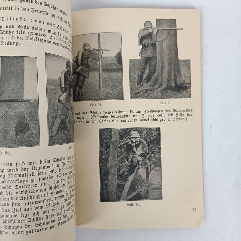 Libro Manual de Infanteria Alemania WW2 1933 - Imagen 3