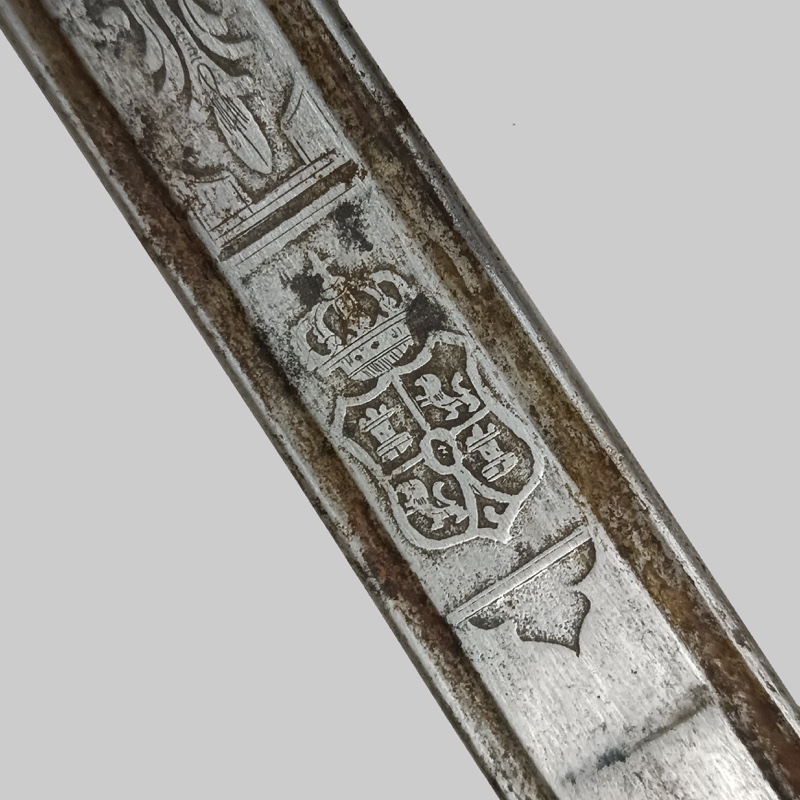 Sable Oficial de Infantería modelo 1851 España 1866 - Imagen 6