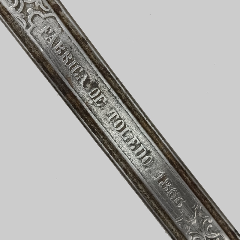 Sable Oficial de Infantería modelo 1851 España 1866 - Imagen 7