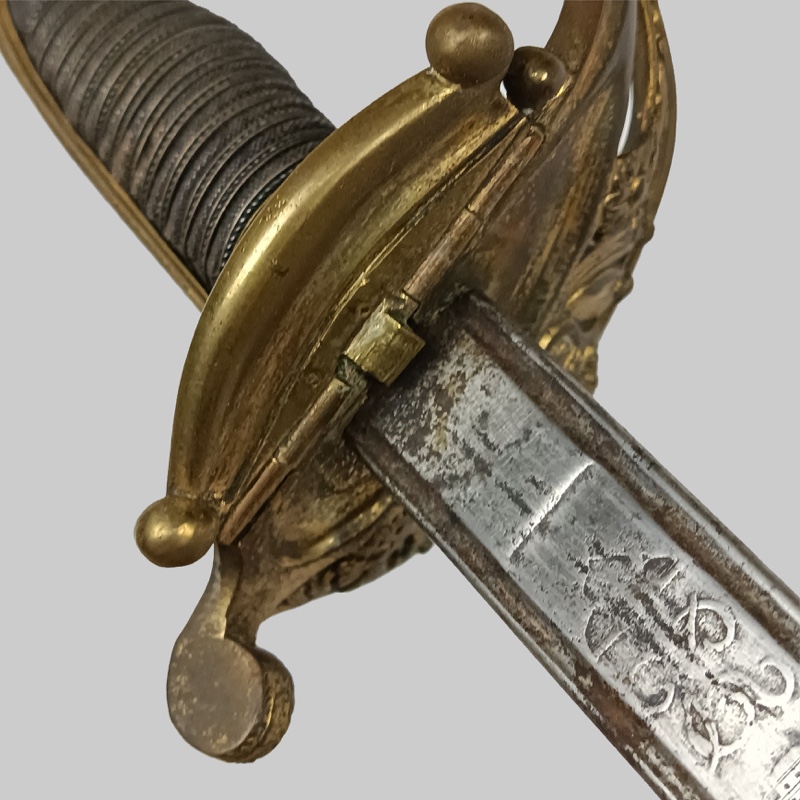 Sable Oficial de Infantería modelo 1851 España 1866 - Imagen 10