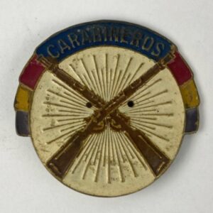 Insignia carabineros Segunda República Guerra Civil Española