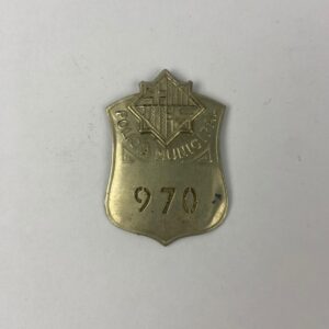 Placa Policía Municipal Barcelona